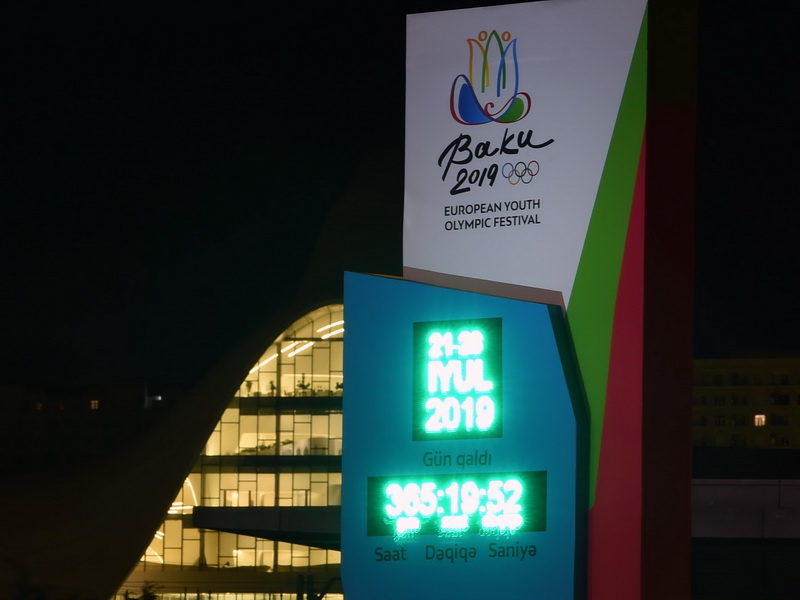 Baku2019 countdown clock 02.1