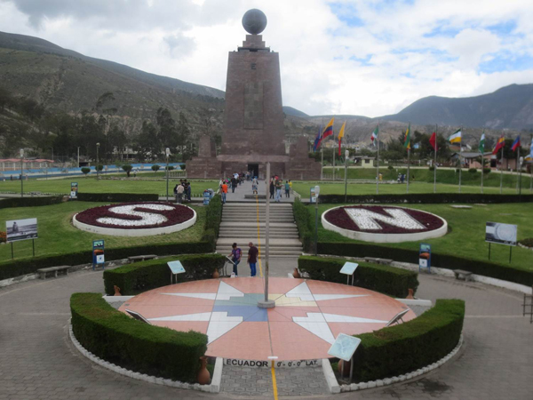 Equator in Ecuador